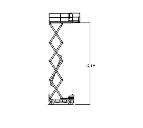Ножничный подъёмник JLG M4069