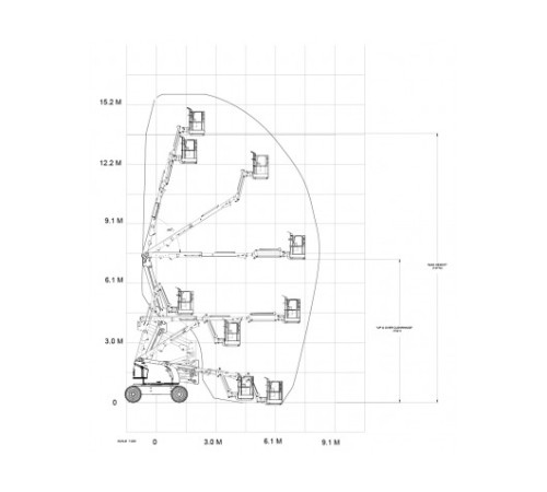 Коленчатый подъёмник  JLG 450AJ